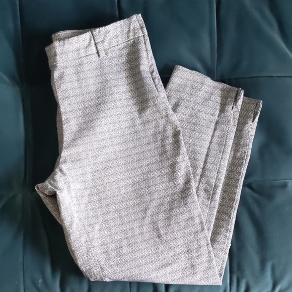 H&M Pants - H&M Medallion Black White Ankle Trouser